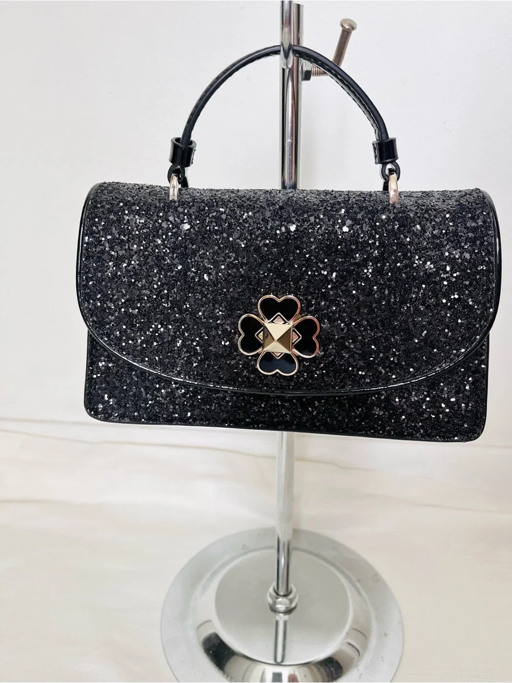 Kate Spade New York Odette Mini Glitter top handle crossbody bag purse